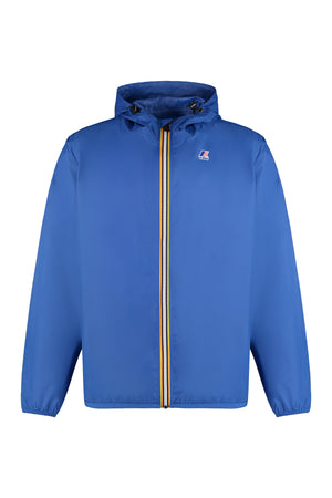 Claude Hooded nylon jacket-0